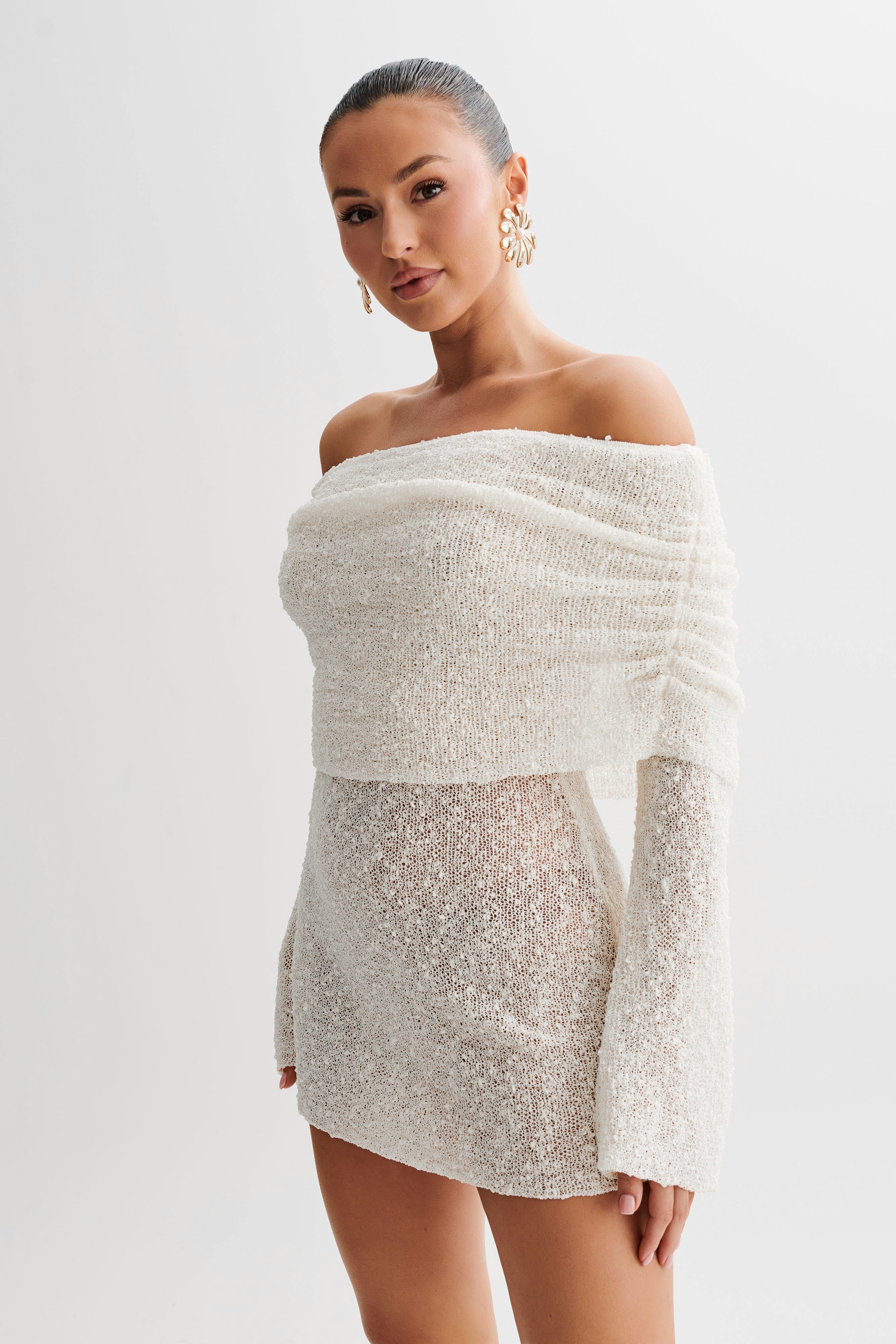 Marie | Off Shoulder Mini Dress