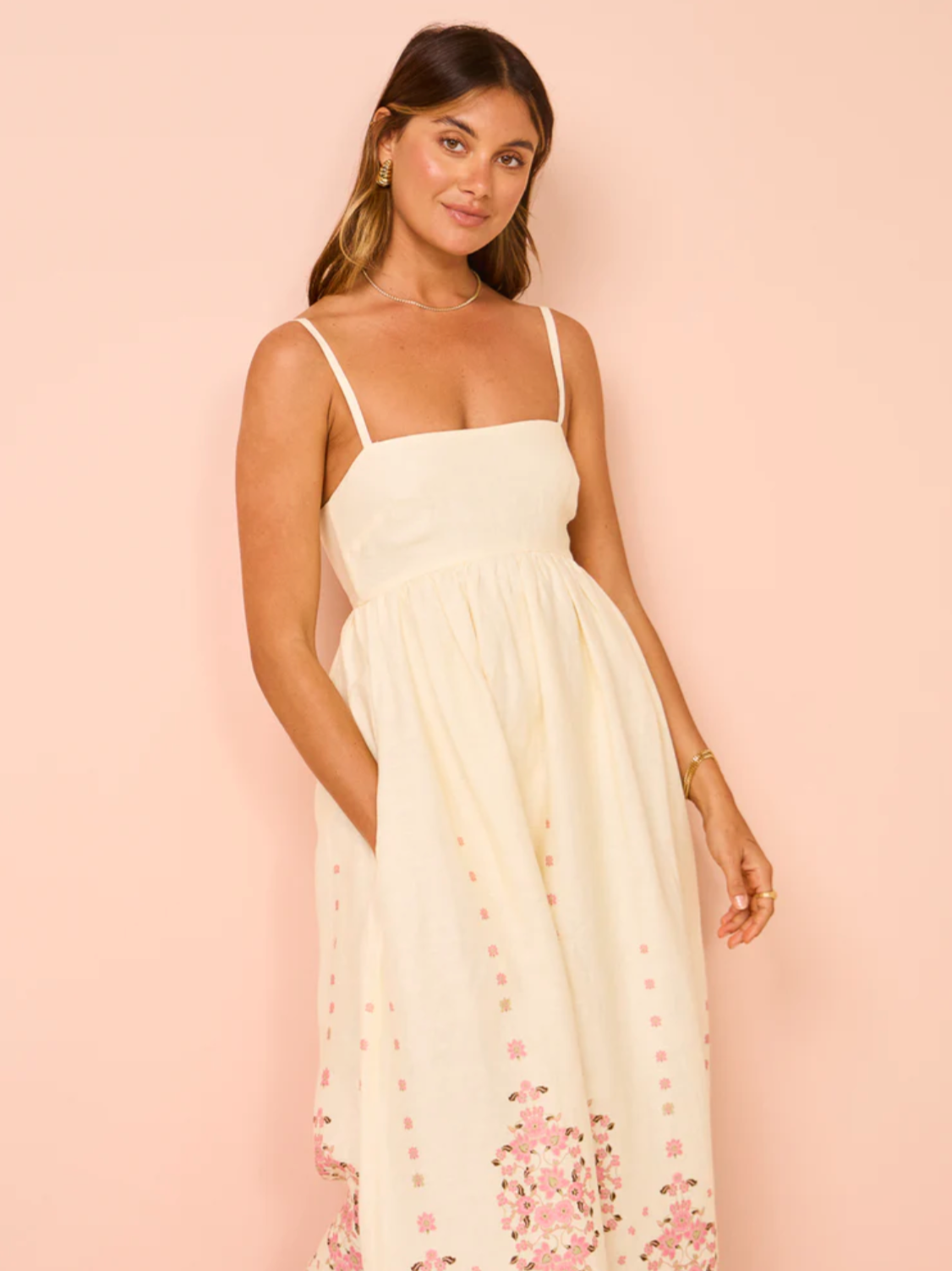 Marigold | Floral Maxi Dress