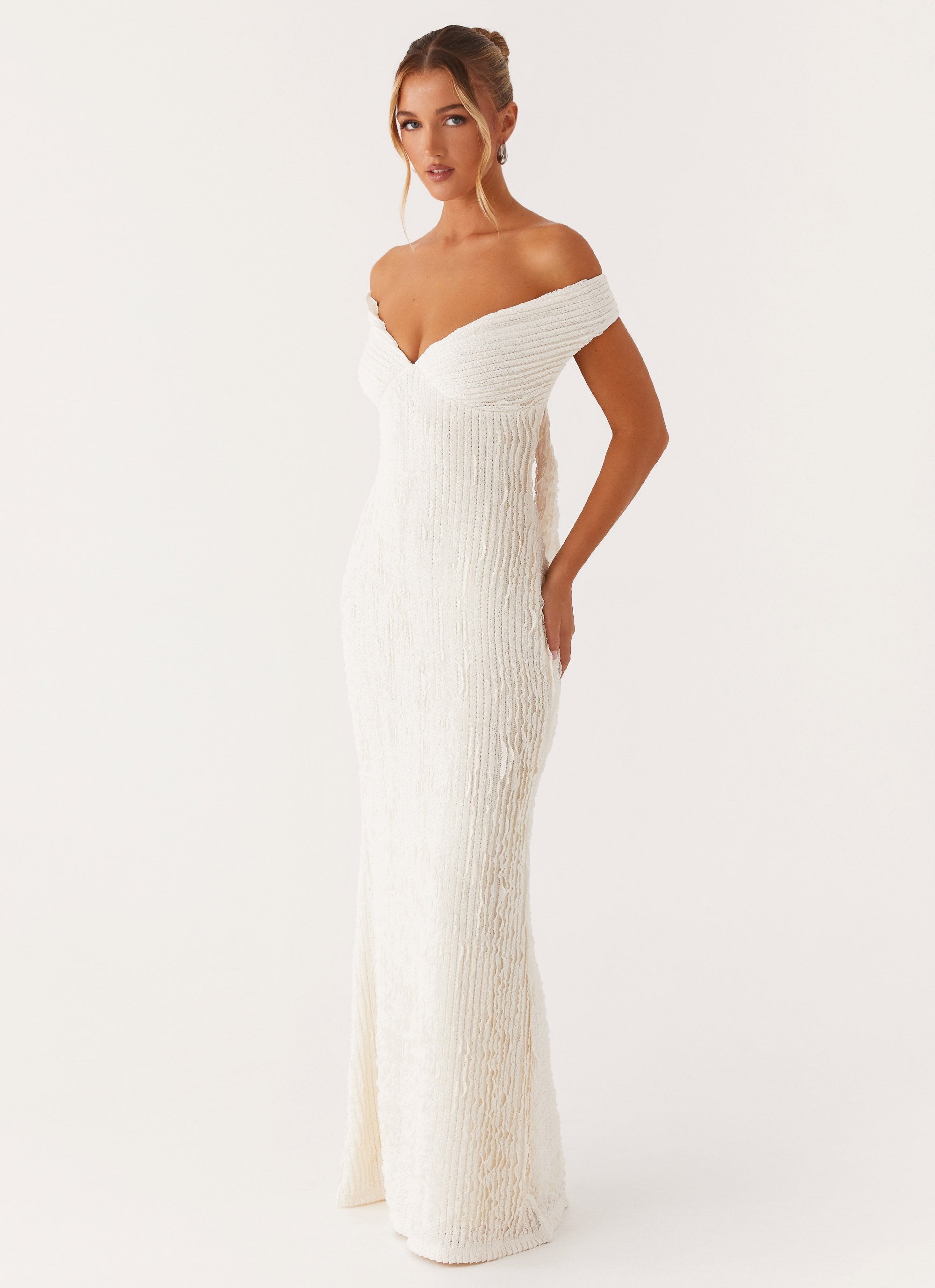 Mae | Off Shoulder Maxi Dress