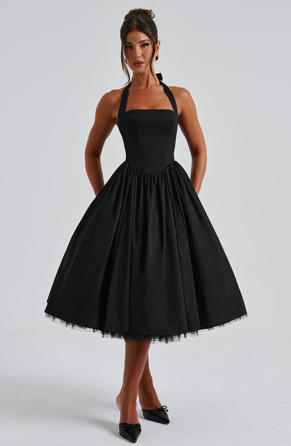 Alba | Elegant Midi Dress