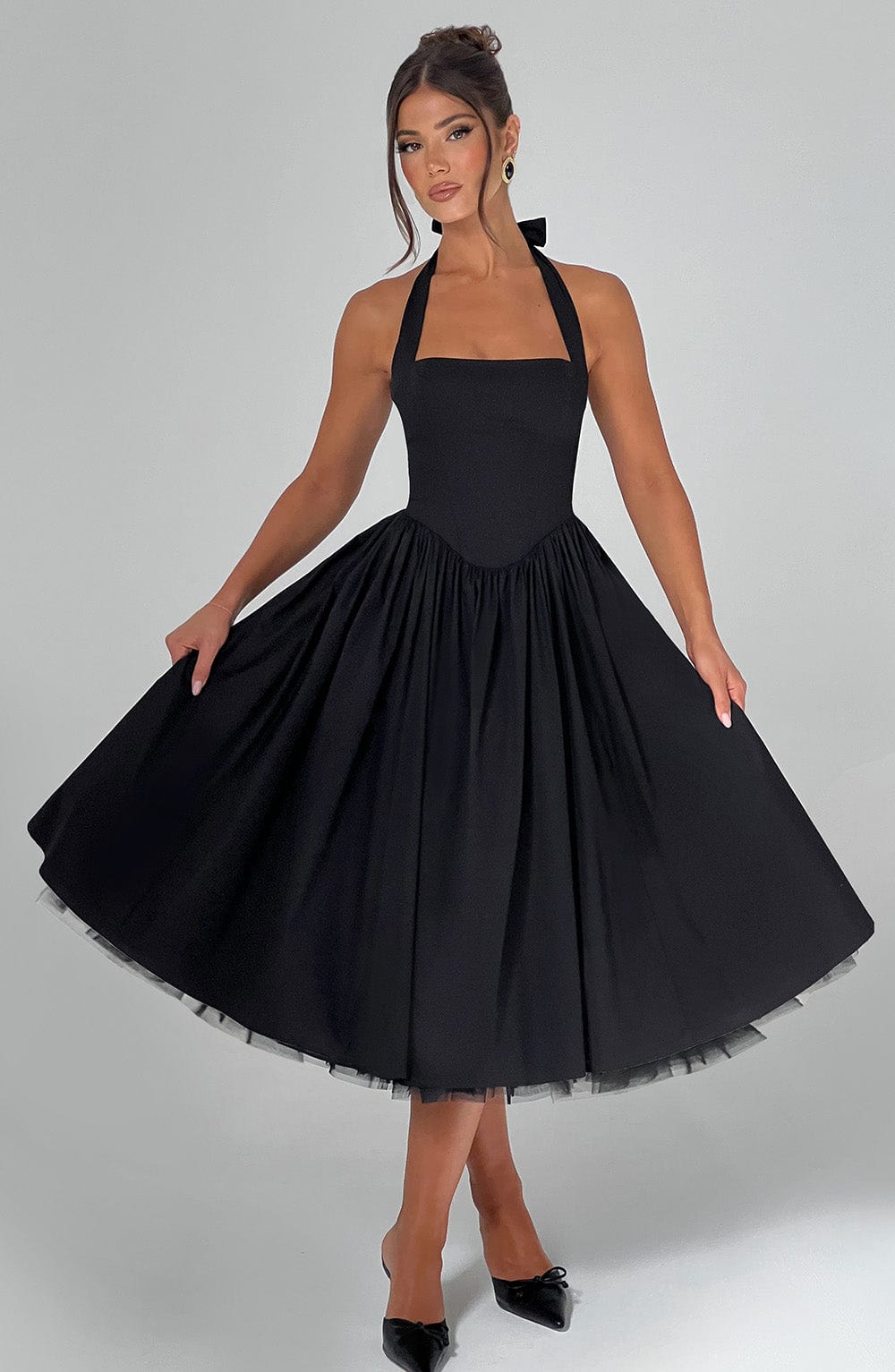 Alba | Elegant Midi Dress