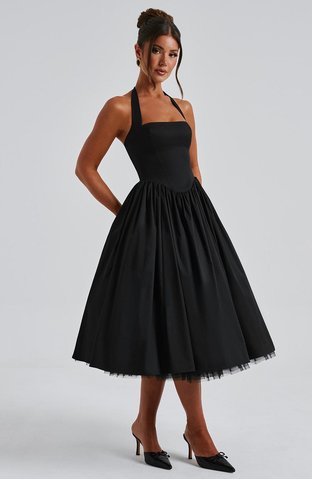 Alba | Elegant Midi Dress