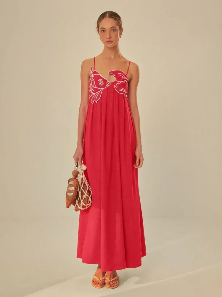 Brielle | Seafish Maxi Dress