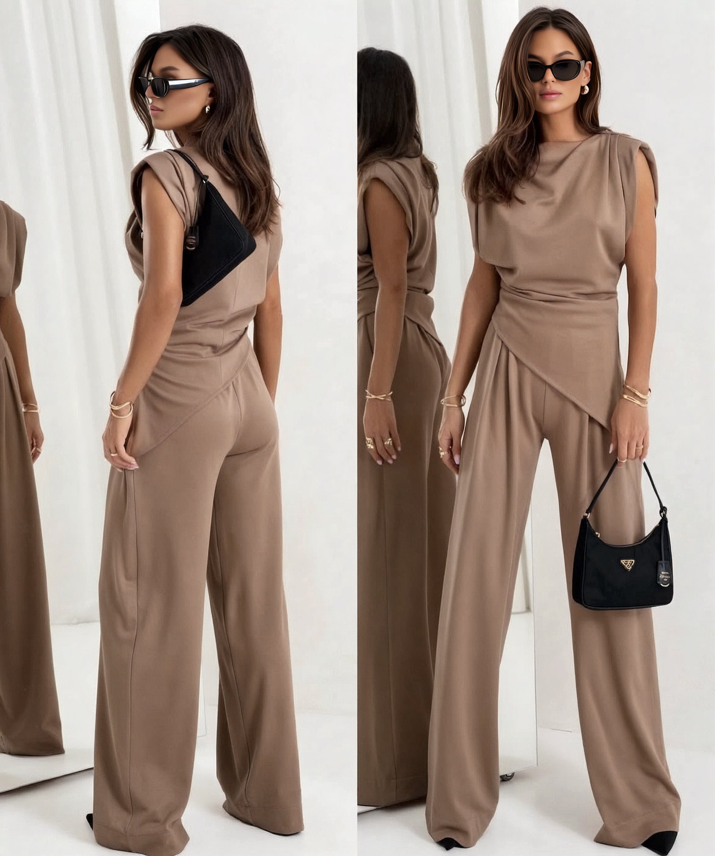 Aveline | Sleeveless Two-Piece Set