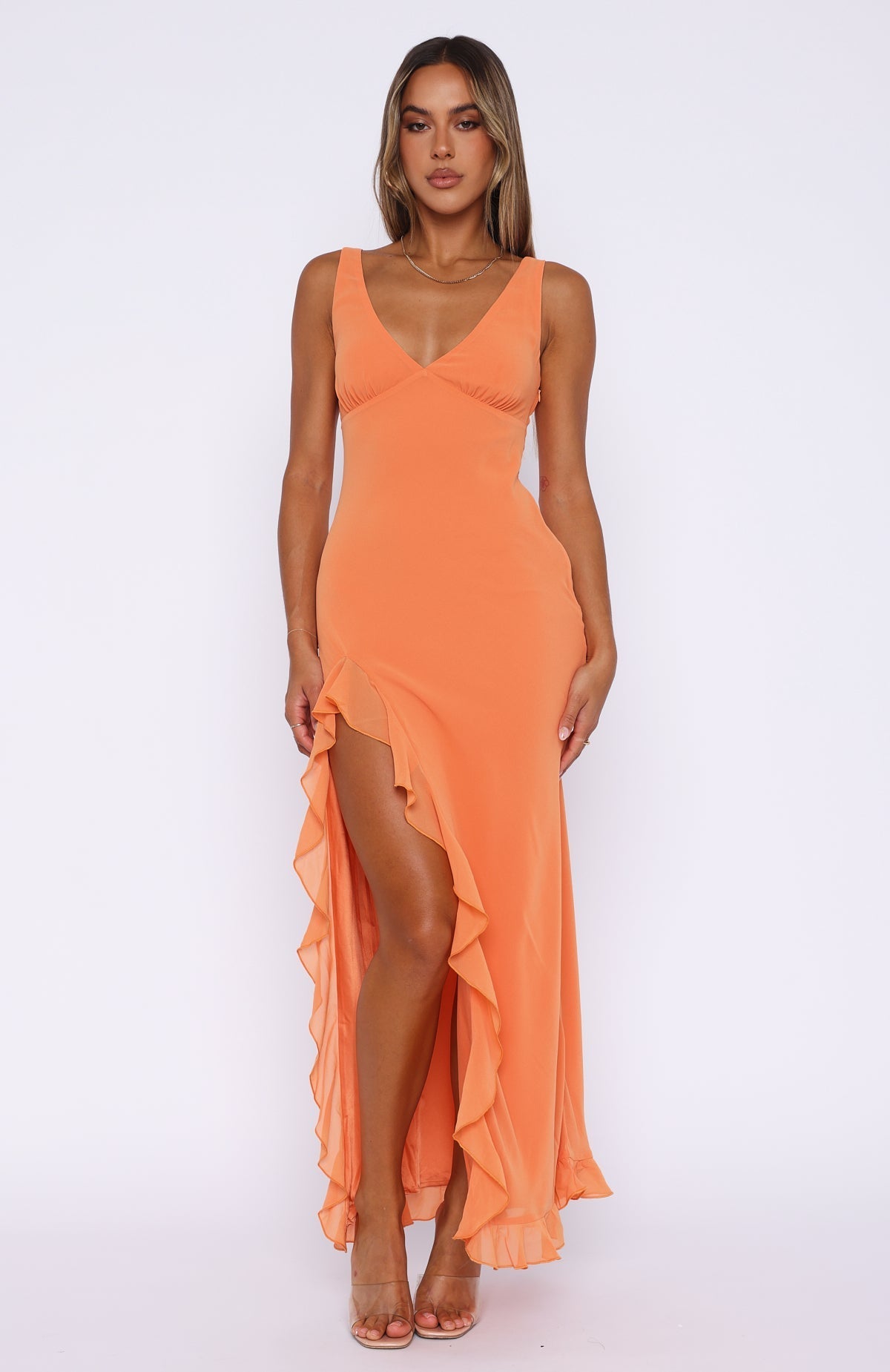 Nell | Ruffle Maxi Dress
