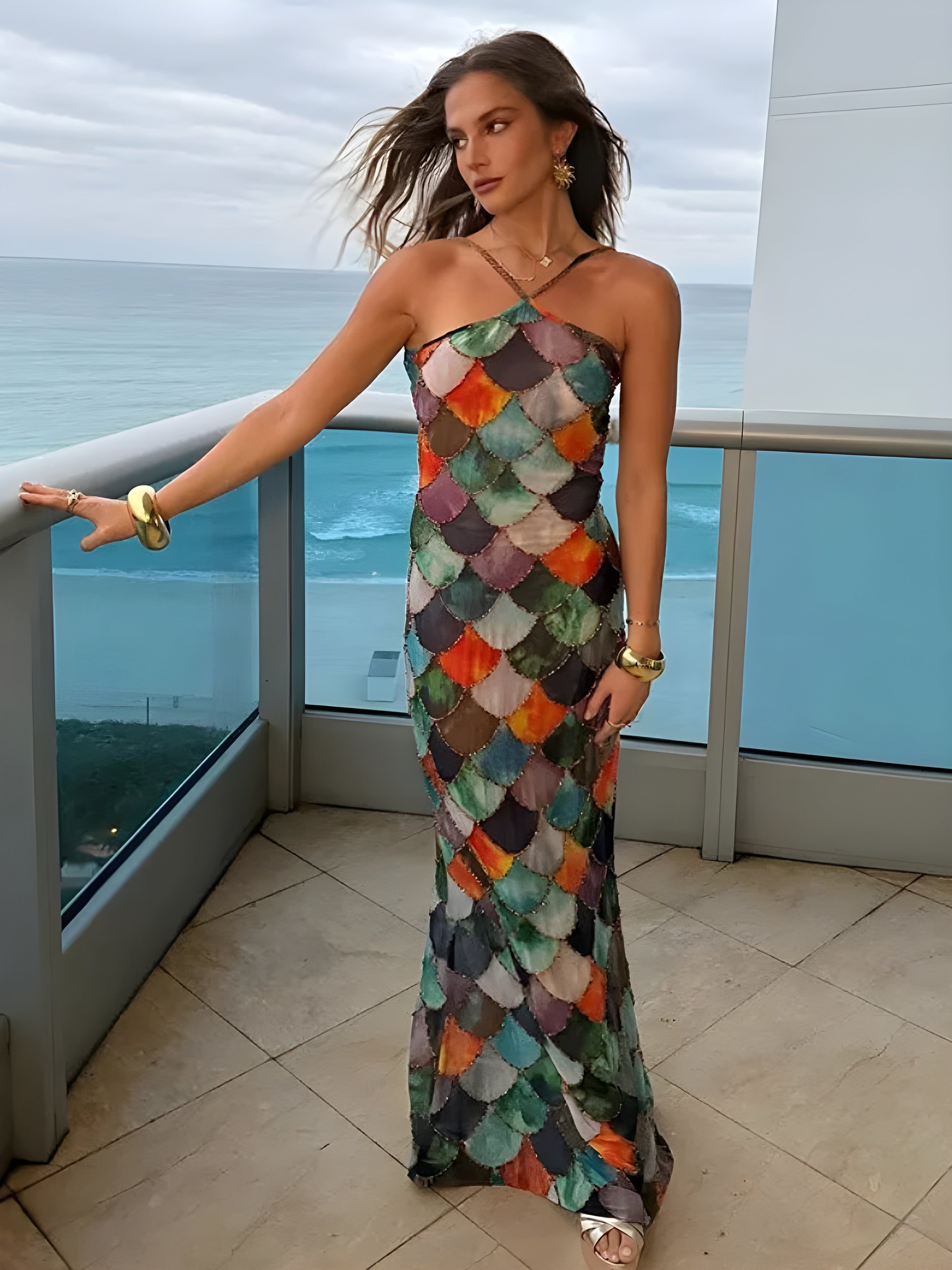 Maye | Halter Maxi Dress