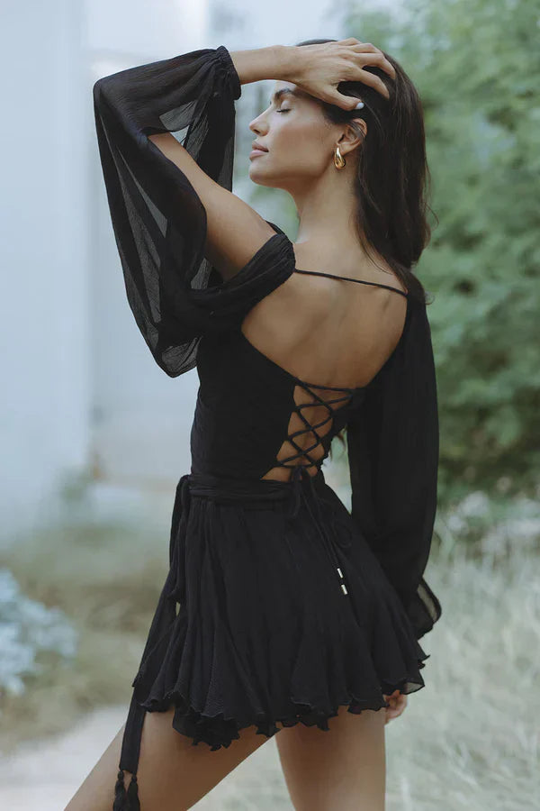 Noelle | Ruffle Mini Dress