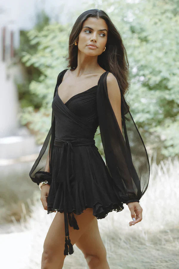 Noelle | Ruffle Mini Dress