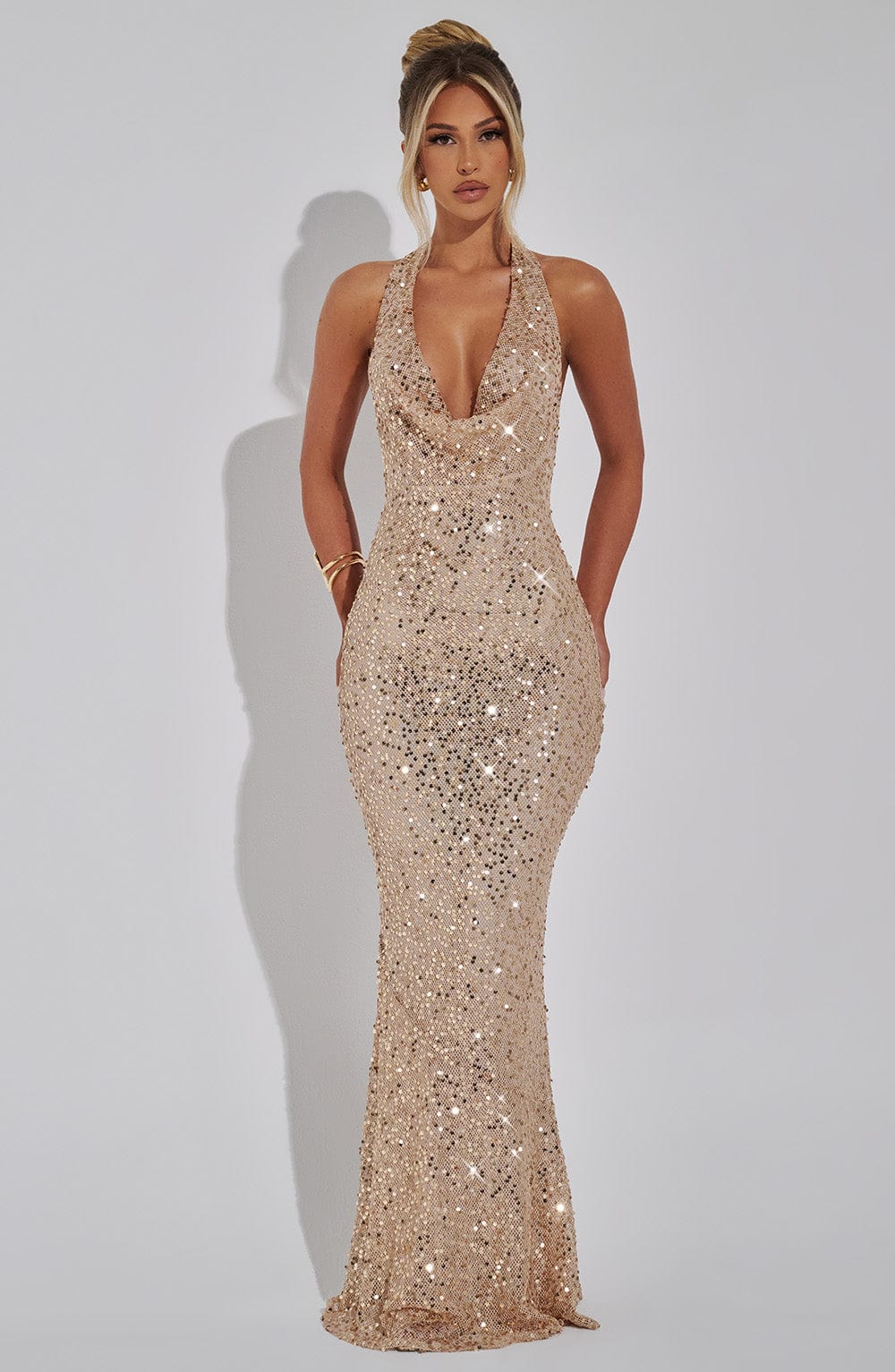 Ruby | Glitter Maxi Dress