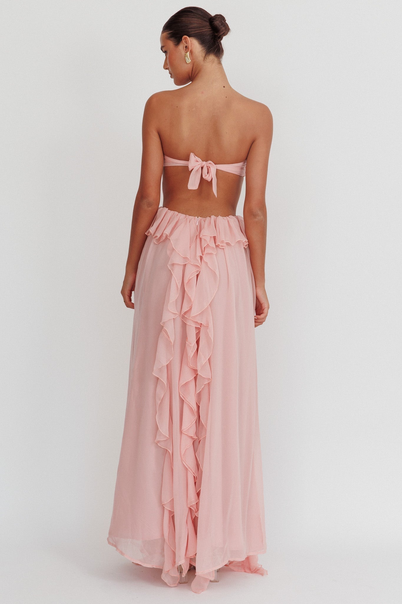Quilla | Ruffle Maxi Dress