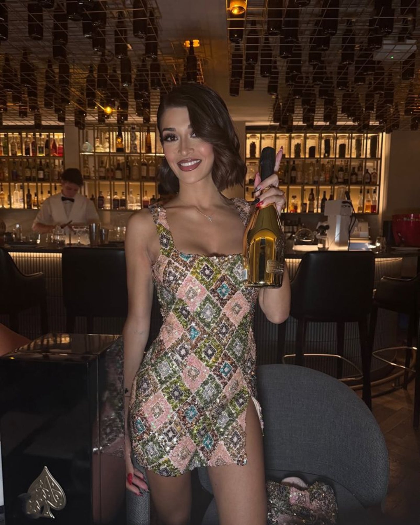 Evie | Glitter Mini Dress