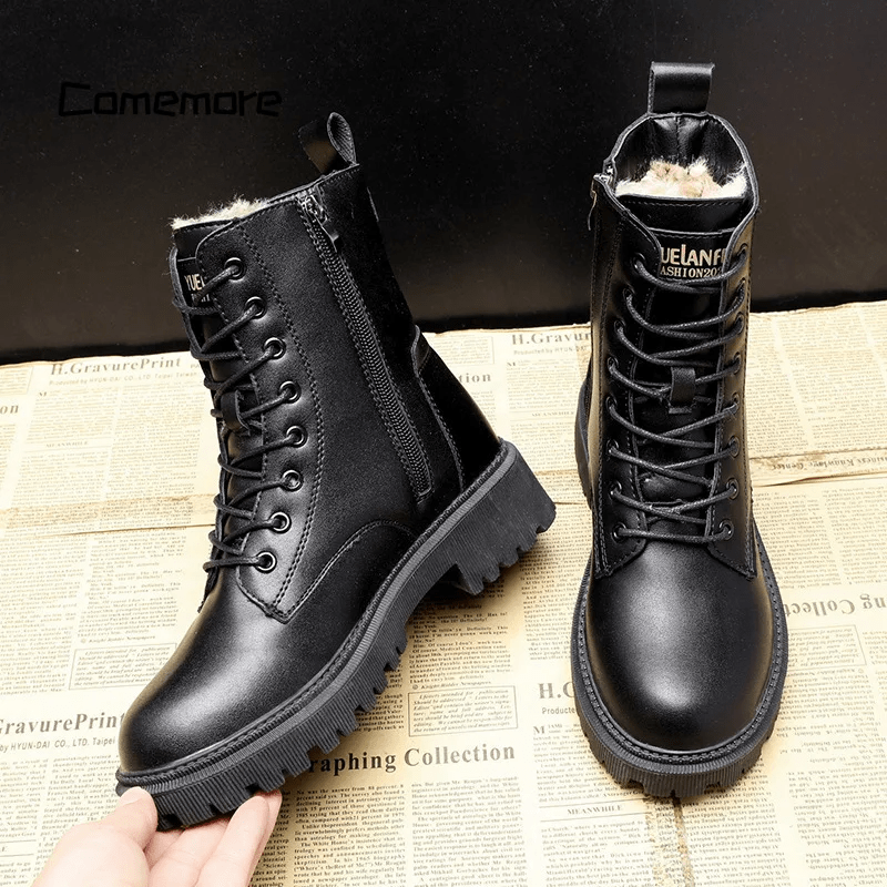Helena | Laced winter boots with lined inside