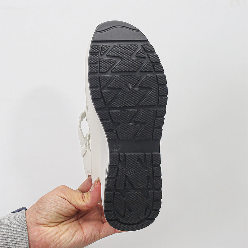Selena – Comfortable Platform Sandal with Velcro Strap