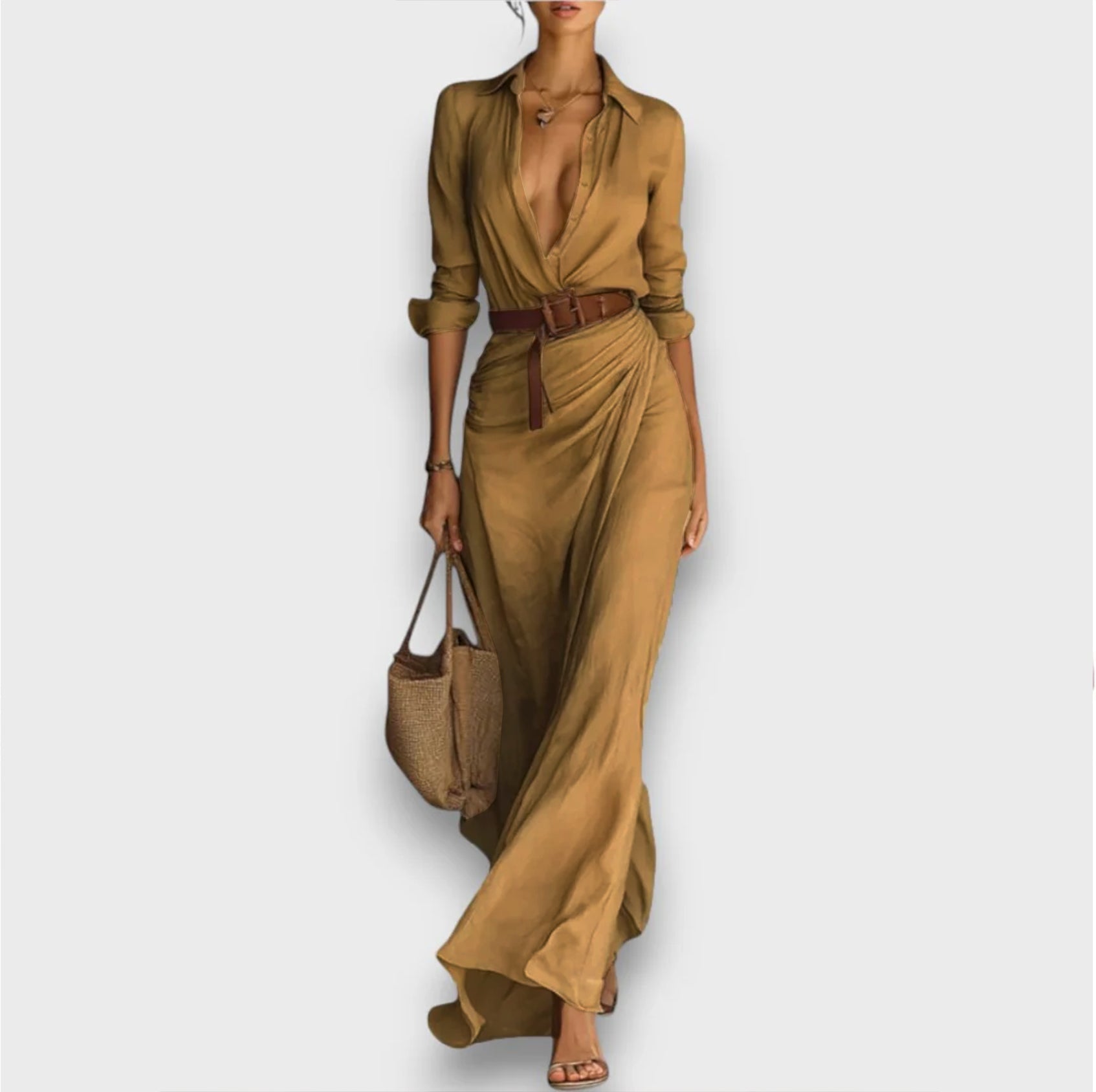 Nirelle – Wrap Dress with Waist Belt