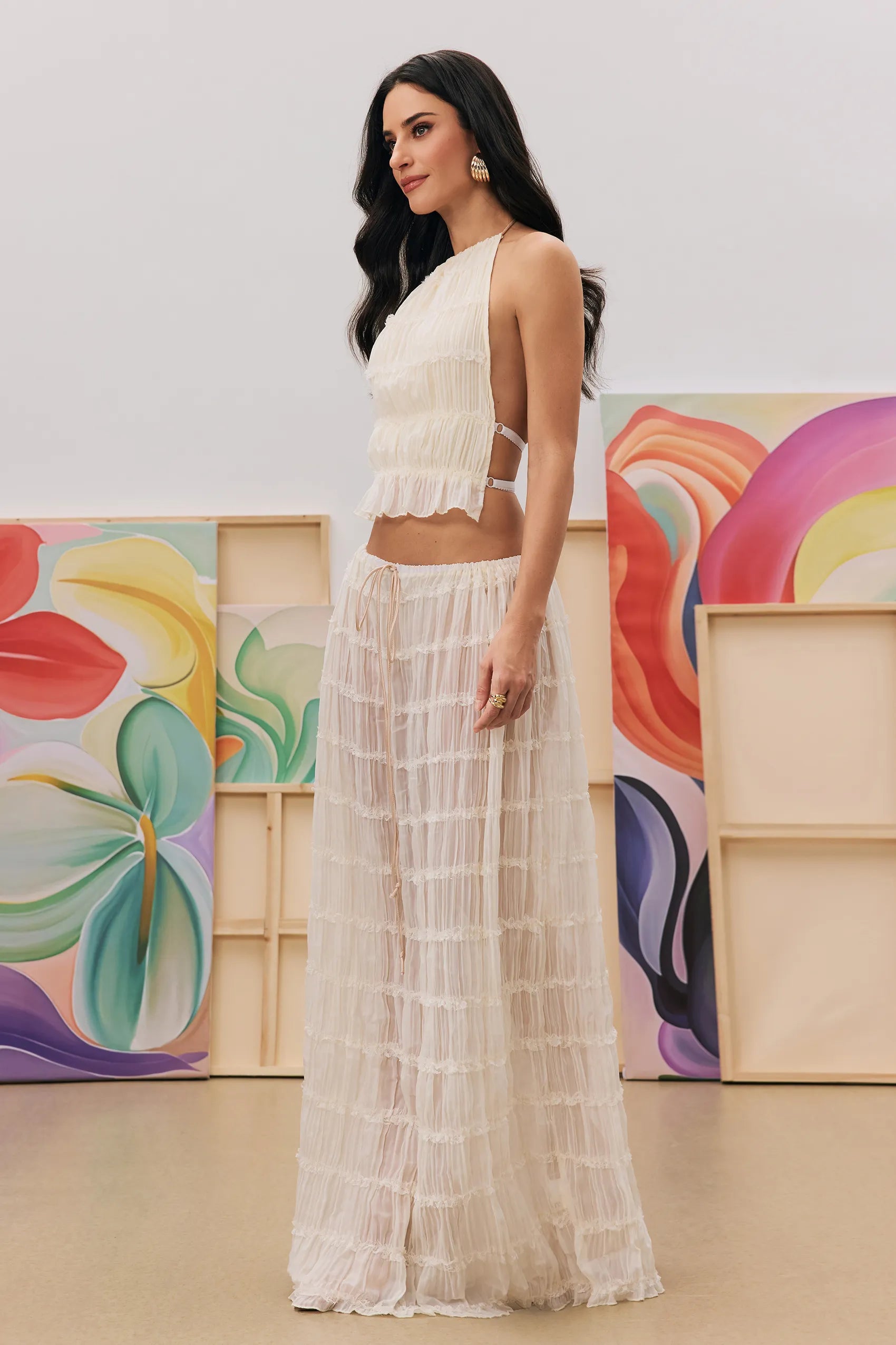 Rosa | Ruffled Two-Piece Set