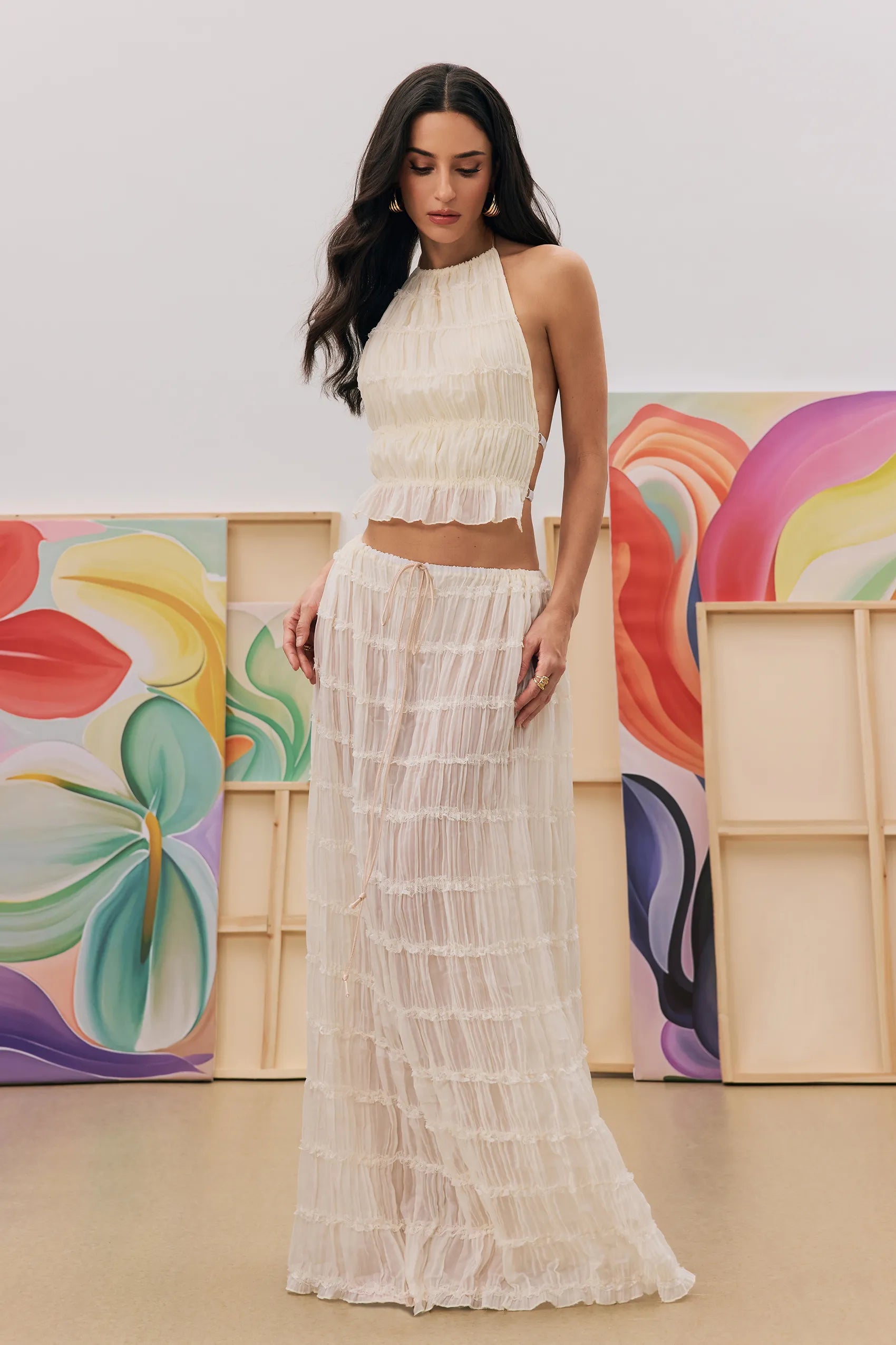 Rosa | Ruffled Two-Piece Set