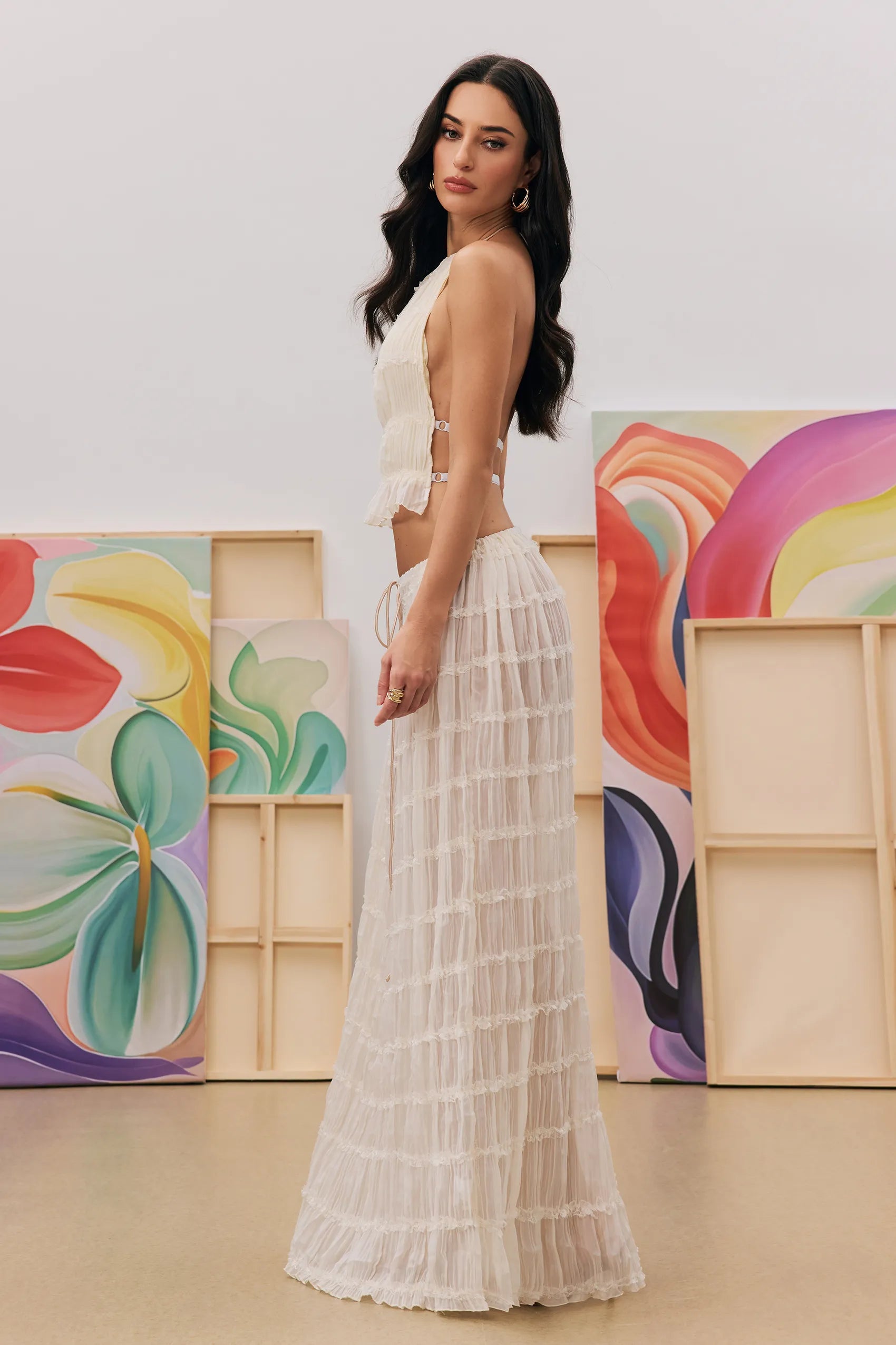Rosa | Ruffled Two-Piece Set