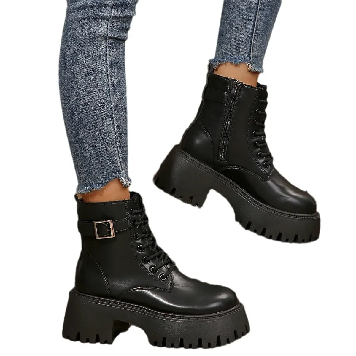 Ivy | Elegant Lace-Up Boots