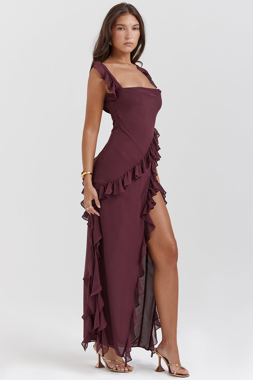 Ayla | Ruffle Maxi Dress