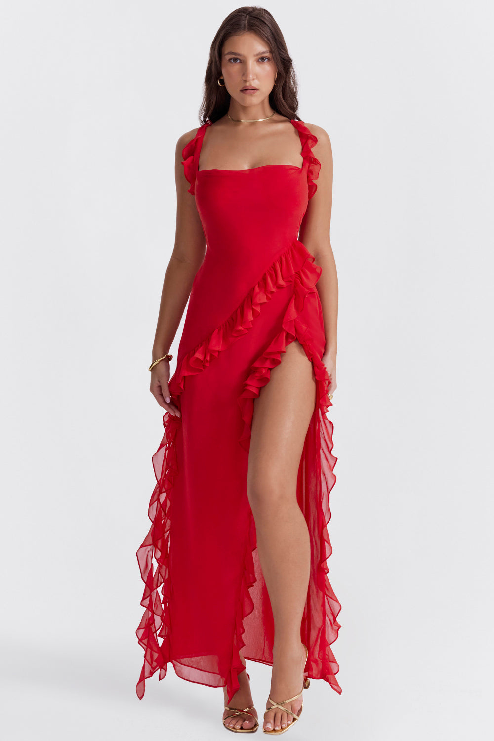 Ayla | Ruffle Maxi Dress