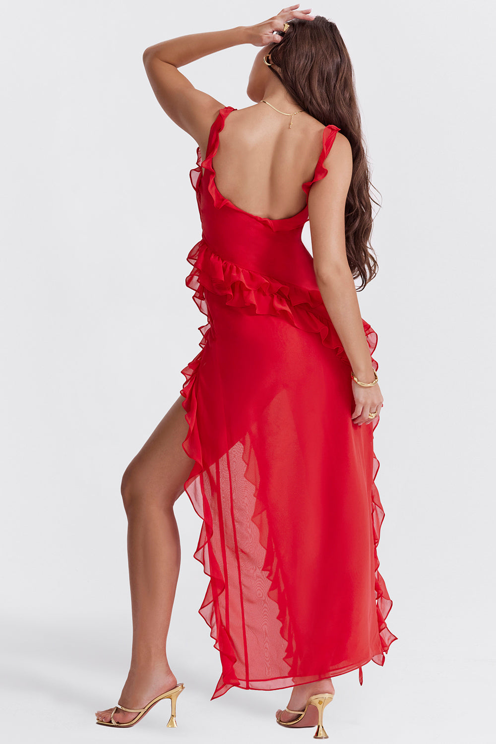 Ayla | Ruffle Maxi Dress