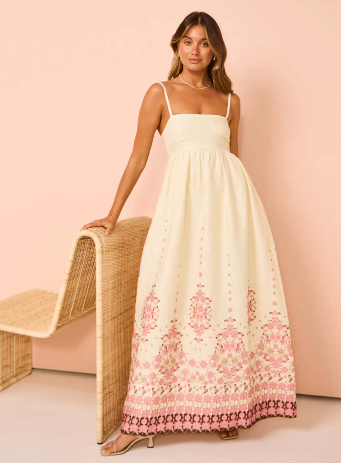 Marigold | Floral Maxi Dress