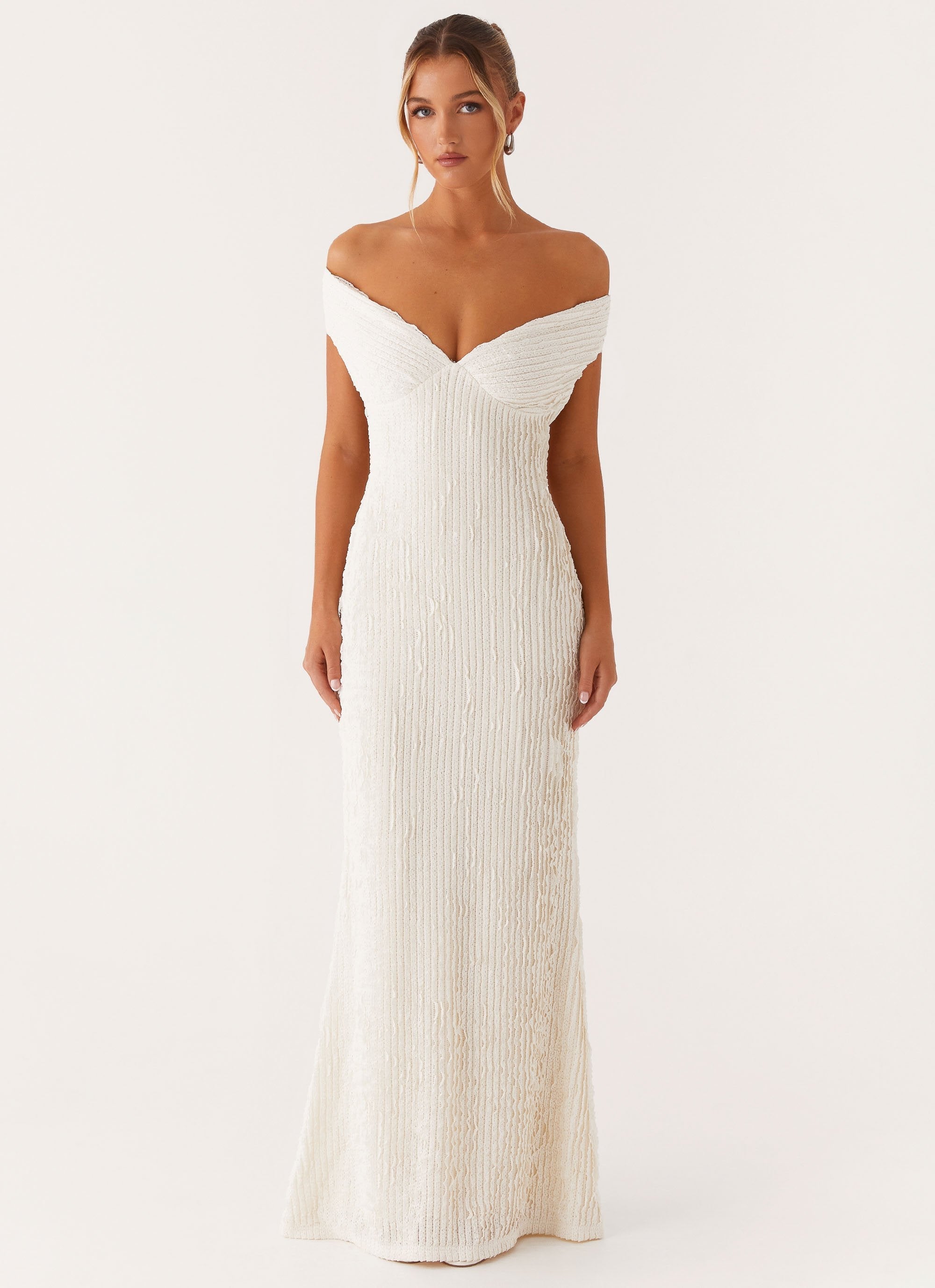 Mae | Off Shoulder Maxi Dress