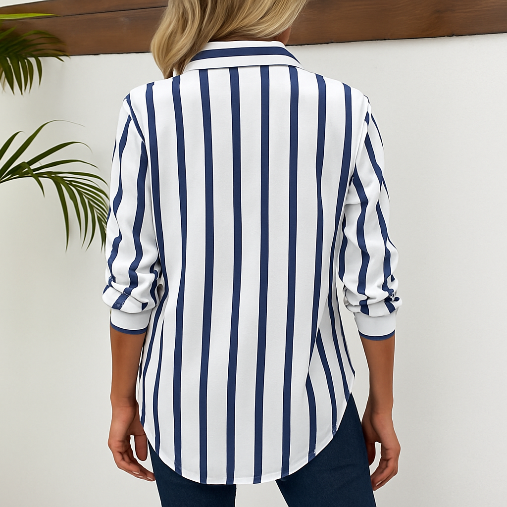 Lotte – Striped Blouse with Relaxed Fit
