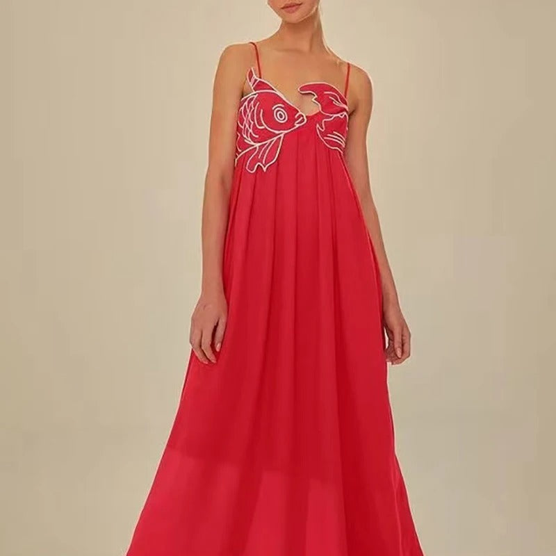 Brielle | Seafish Maxi Dress