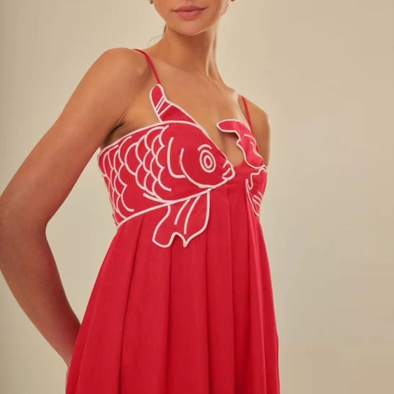 Brielle | Seafish Maxi Dress