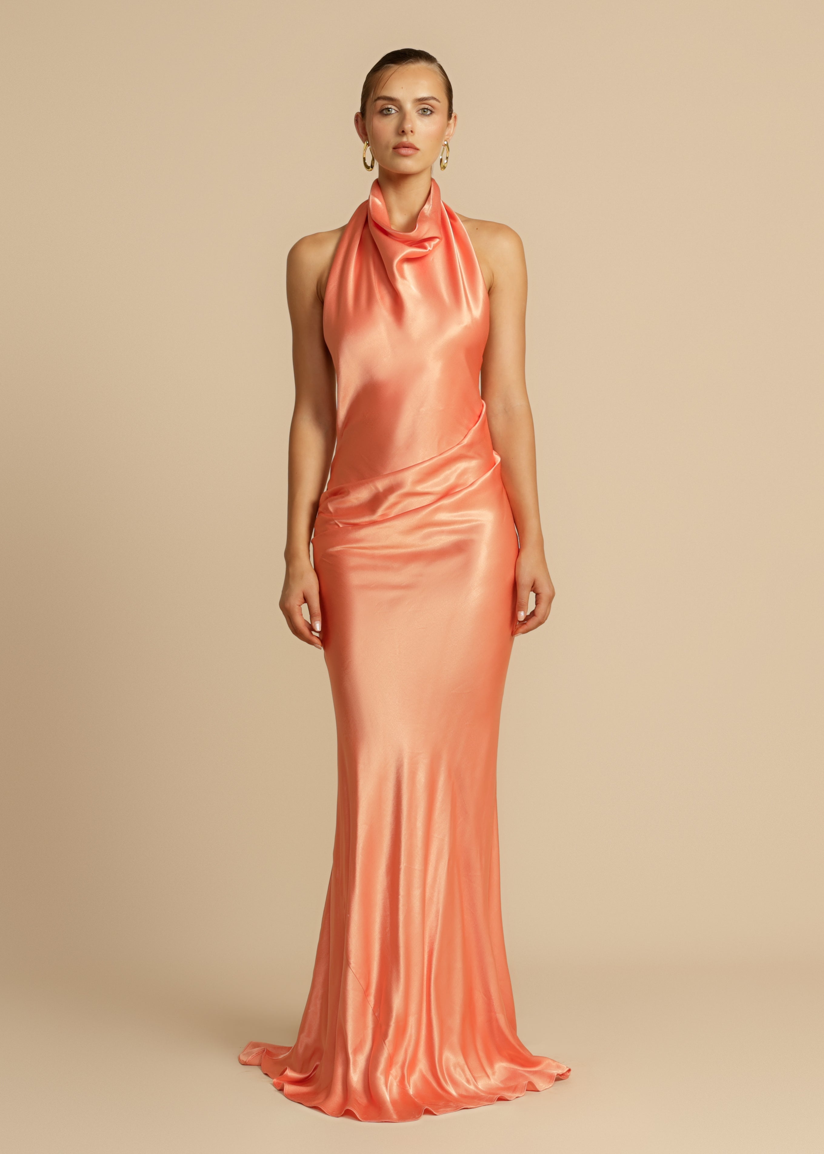 Amara | Satin Maxi Dress