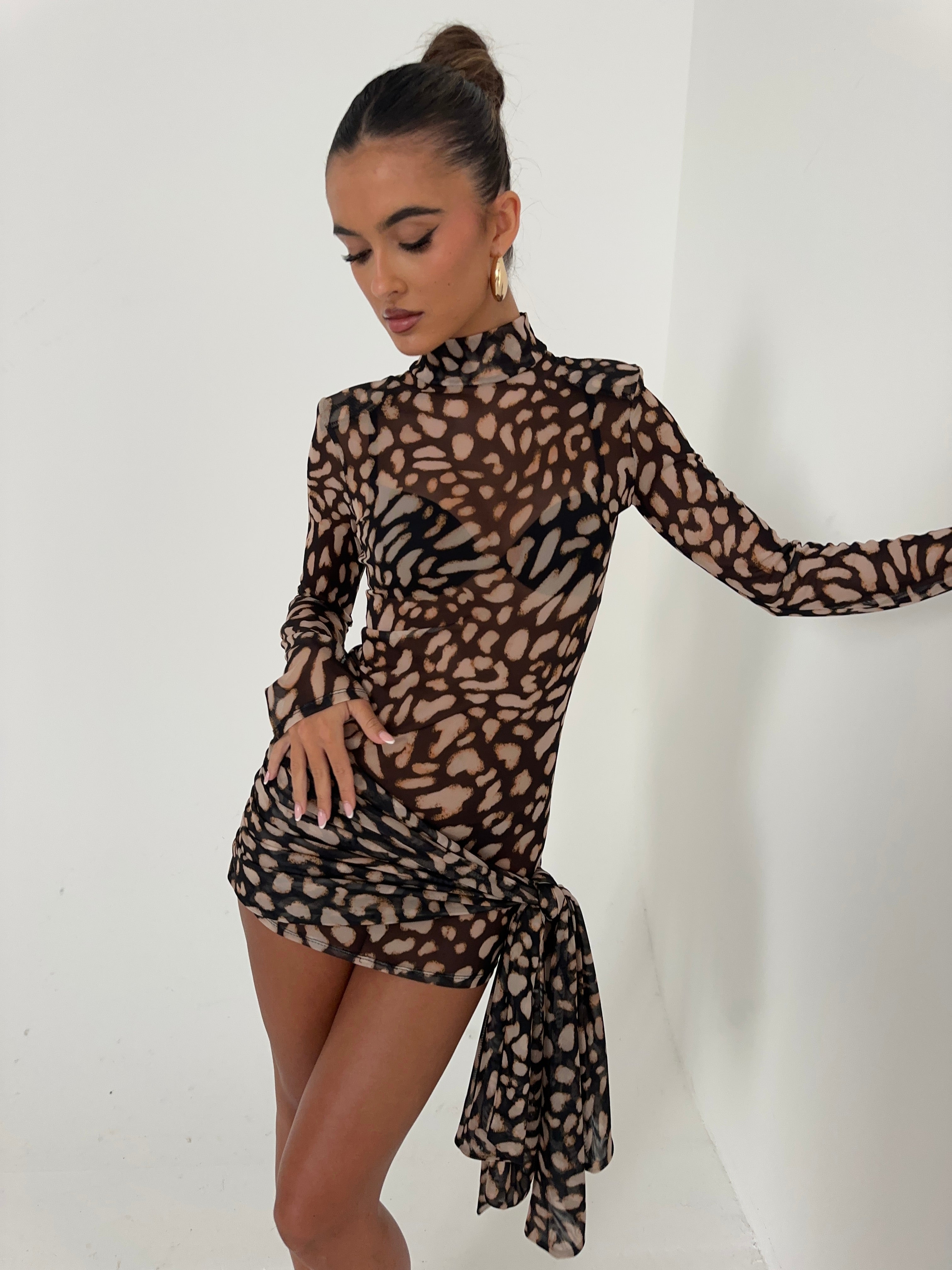 Hallie | Tie Mini Dress