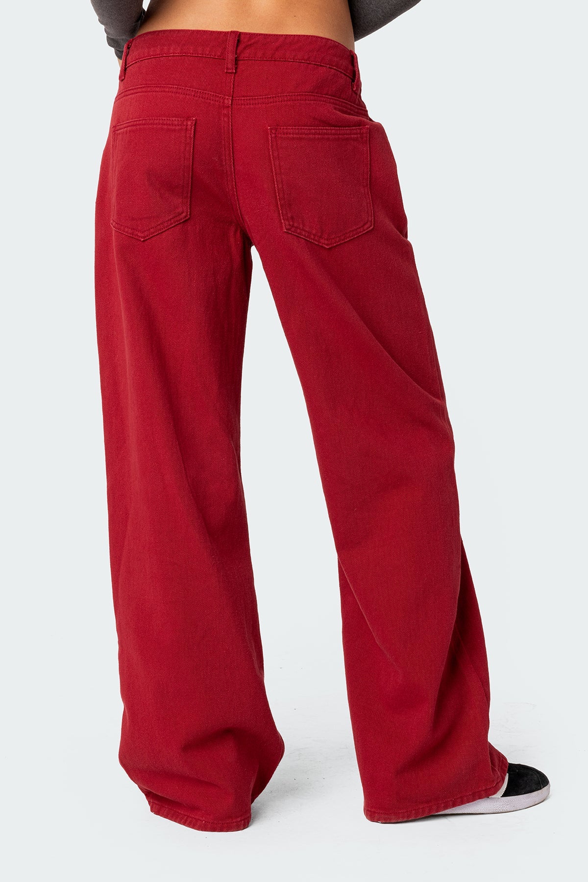 Eira | Red Low Rise Jeans