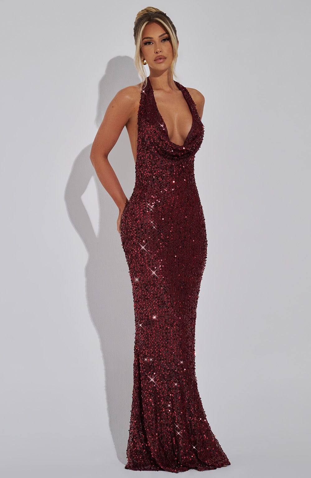 Ruby | Glitter Maxi Dress