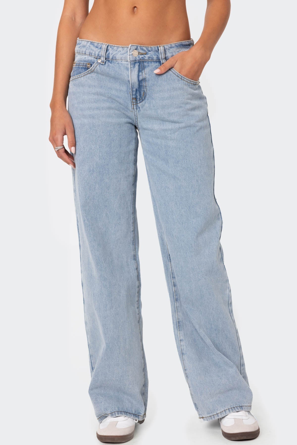 Zayla | Washed Low Rise Jeans