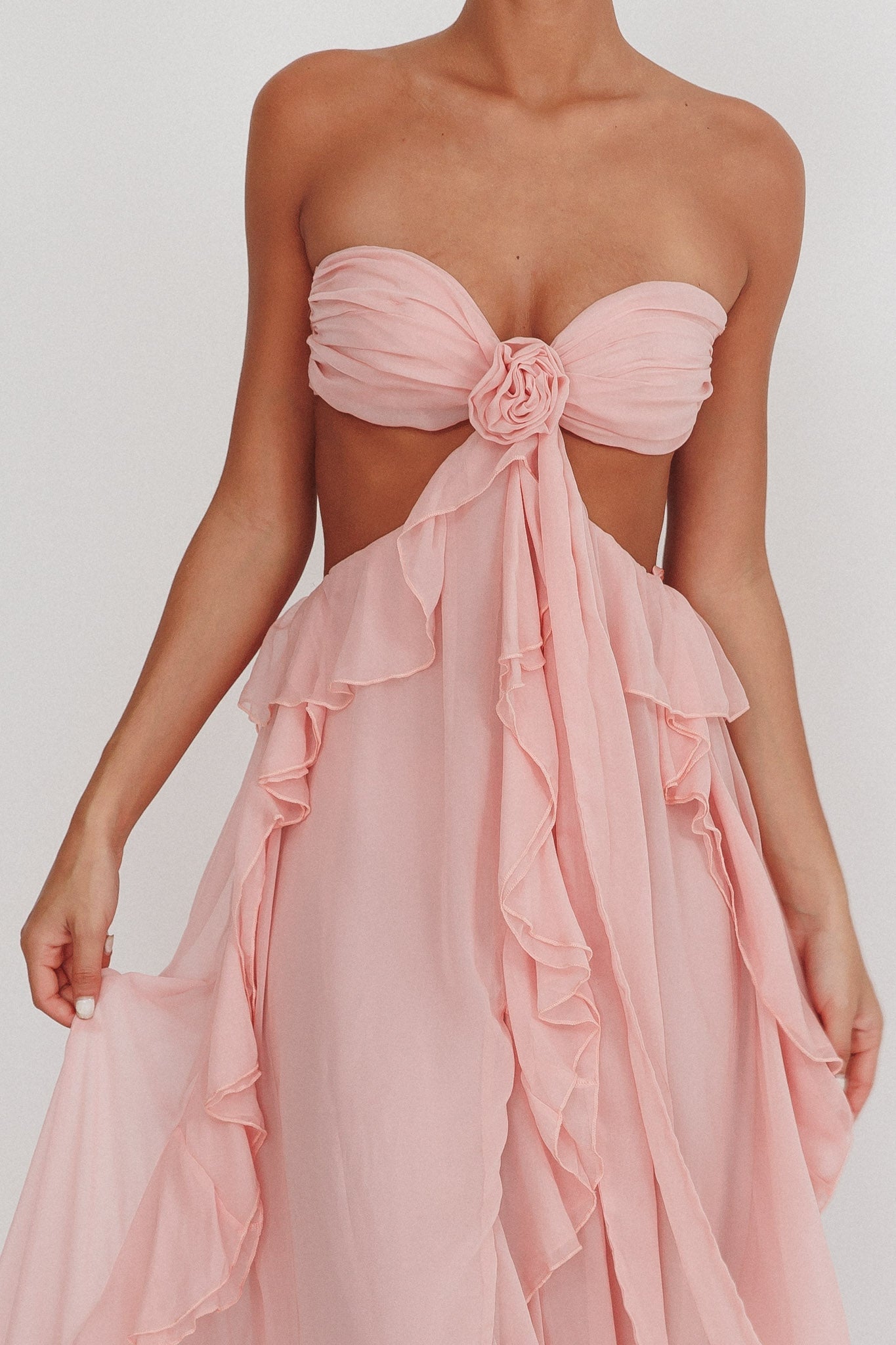 Quilla | Ruffle Maxi Dress