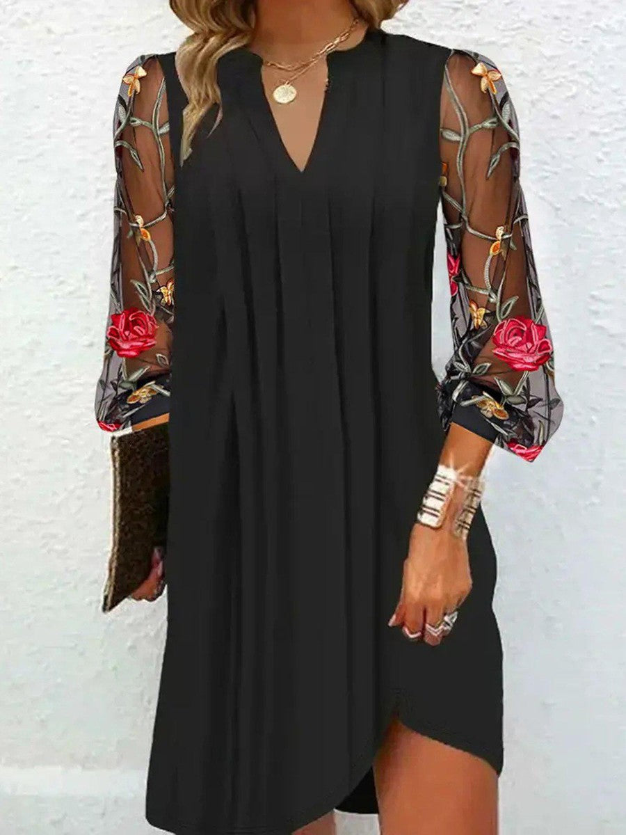 Renée™ | Stylish Dress with Delicate Sleeves