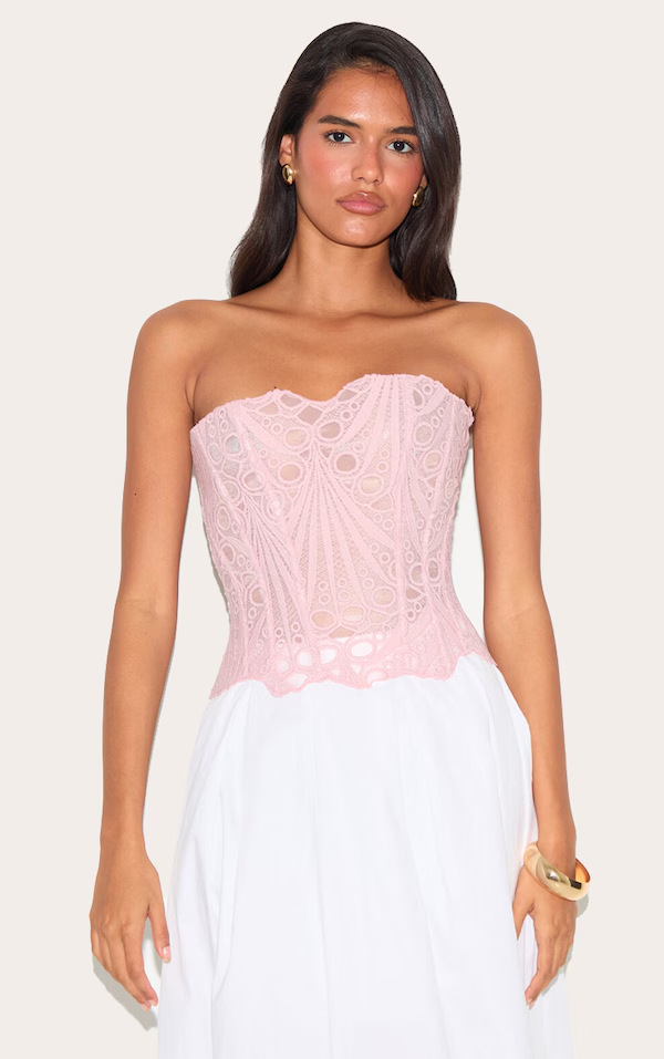 Janice | Lace Corset Top