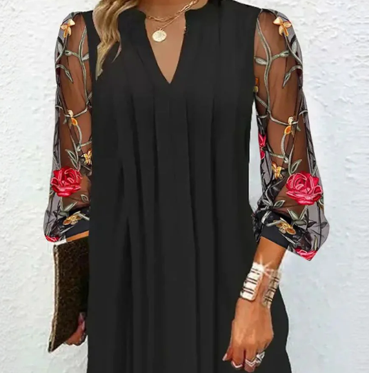 Renée™ | Stylish Dress with Delicate Sleeves
